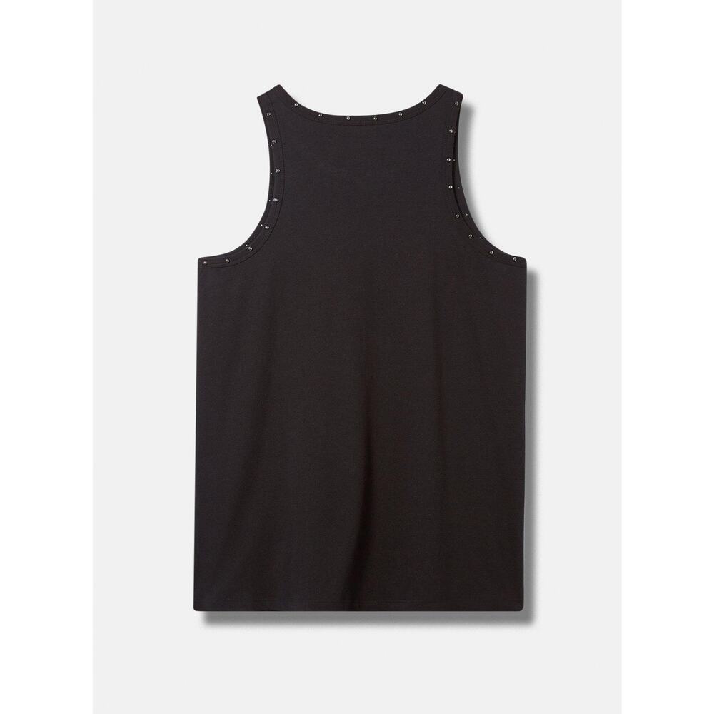 NWT Torrid Black Guns N' Roses Studded Tank Sleeveless Plus Size: 4X (26) - Picture 2 of 3
